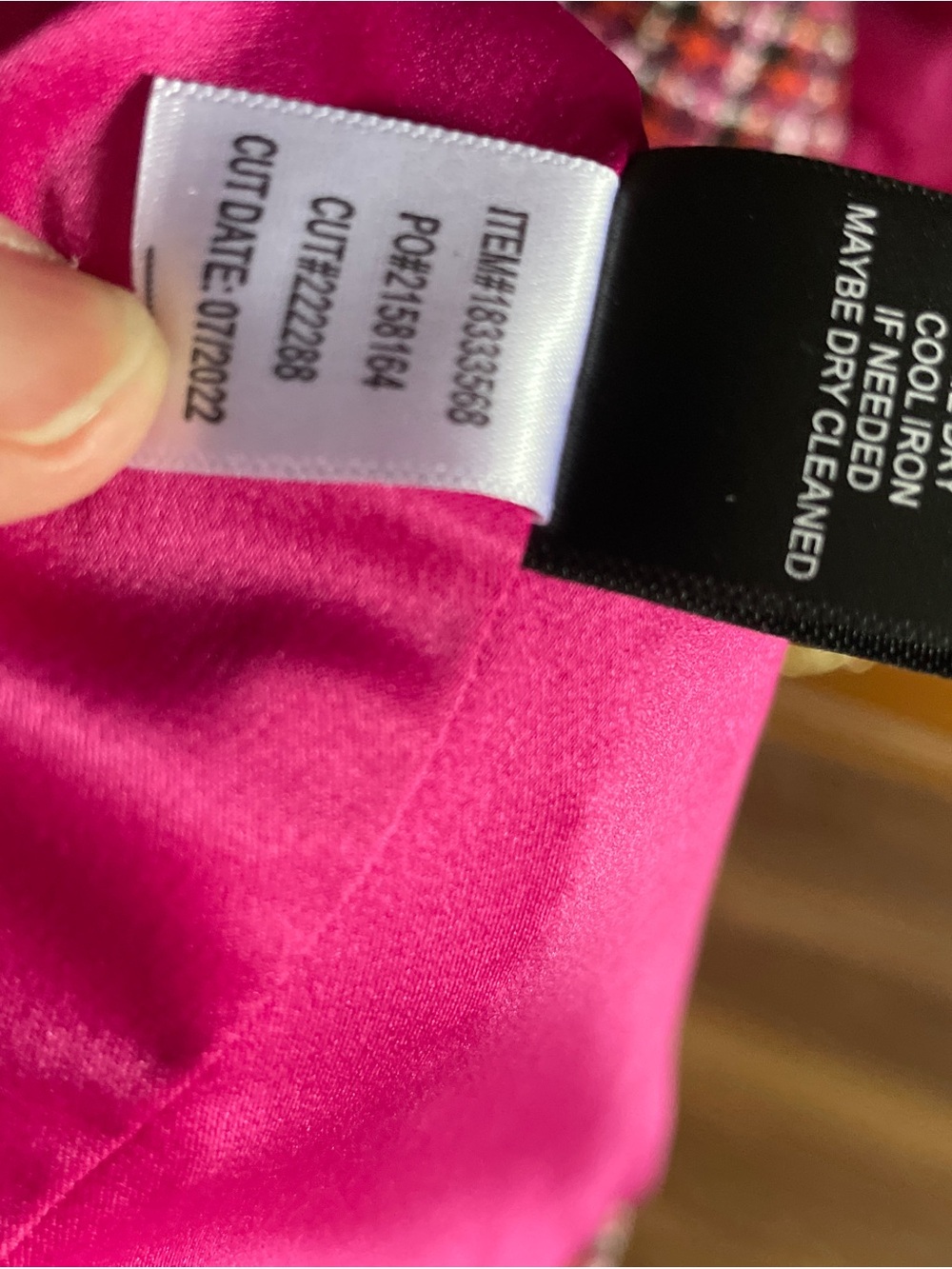 torrid Fuchsia Tweed-Accent Coat - Picture 7 of 10